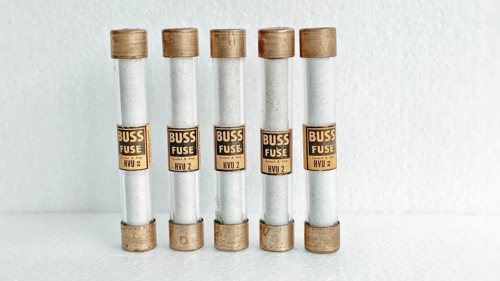 Bussmann hvu 2 / HVU 2 Buss Fuse Lot of 05 Pcs